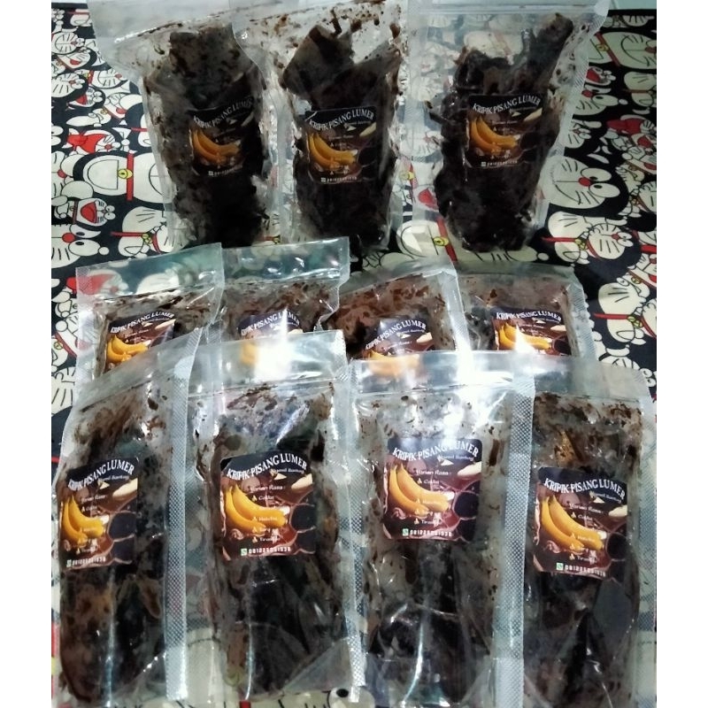 

Keripik pisang lumer paket hemat || Keripik pisang coklat
