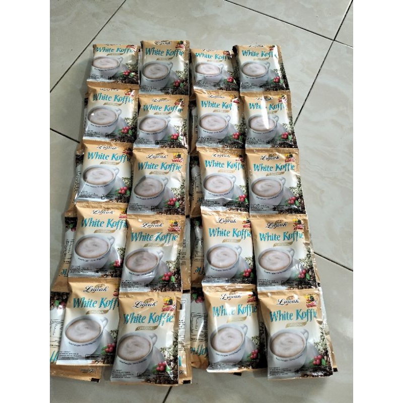 

Luwak White Coffe 1 Renceng isi 10 Sachet Griya Snack