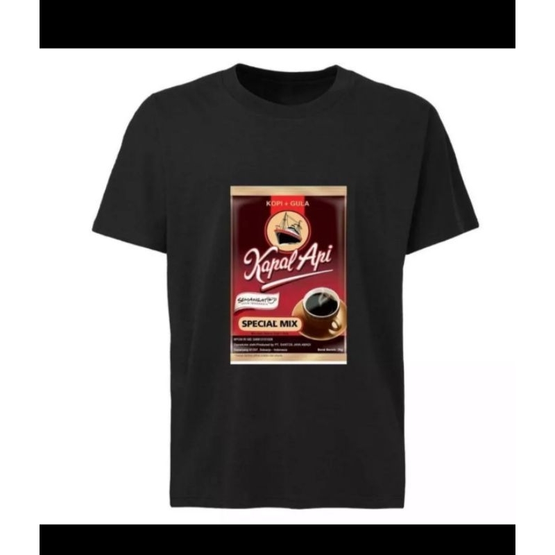 kaos kapal api mix 10 pcs