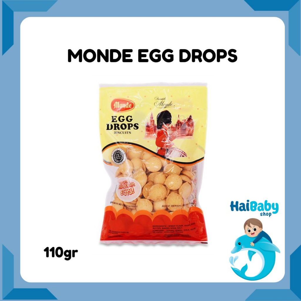 

MONDE EGG DROPS 110gr - MONDE BISKUIT