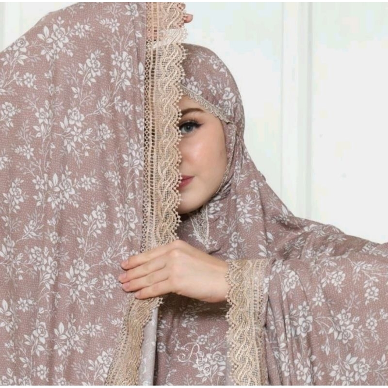 Mukena Dewasa Rayyan  Inka | Mukena Traveling Rayyan Rayon RYN Jumbo