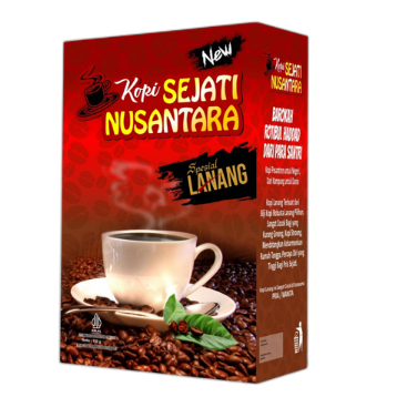 

Kopi Sejati Nusantara lanang/rempah 1 Box Isi 15 Sachet dijamin asli