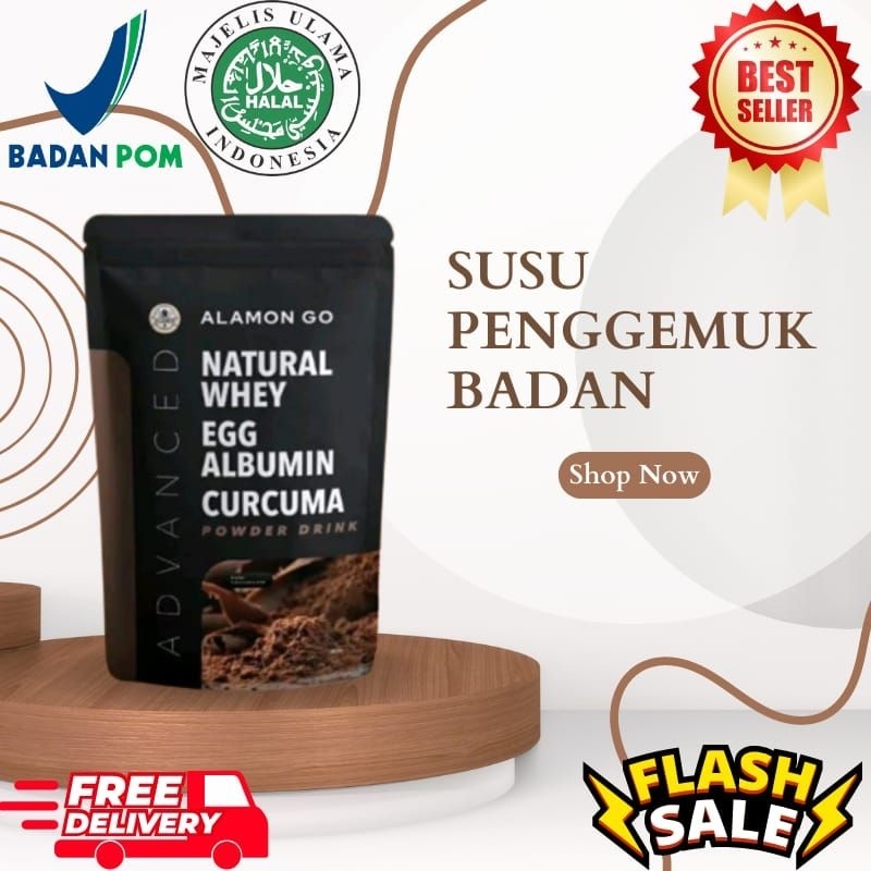 Alamond Go Susu Penambah Nafsu Makan Terbaik Susu Penggemuk Badan Ampuh Permanen Bpom