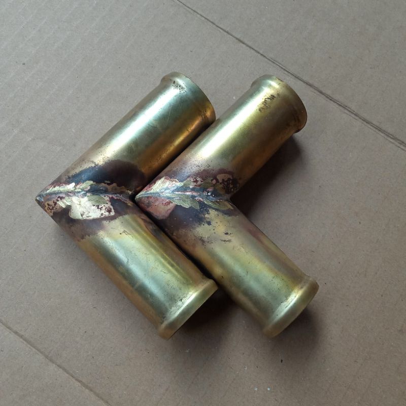 Pipa Selang Pipa Konektor Buat Sambungan Selang Radiator Model Siku Universal Kuningan