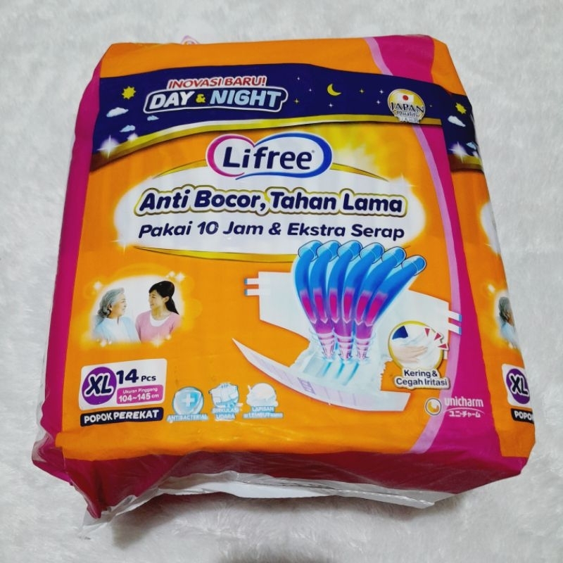 Popok Dewasa Lifree Perekat Popok Perekat Dewasa Lifree