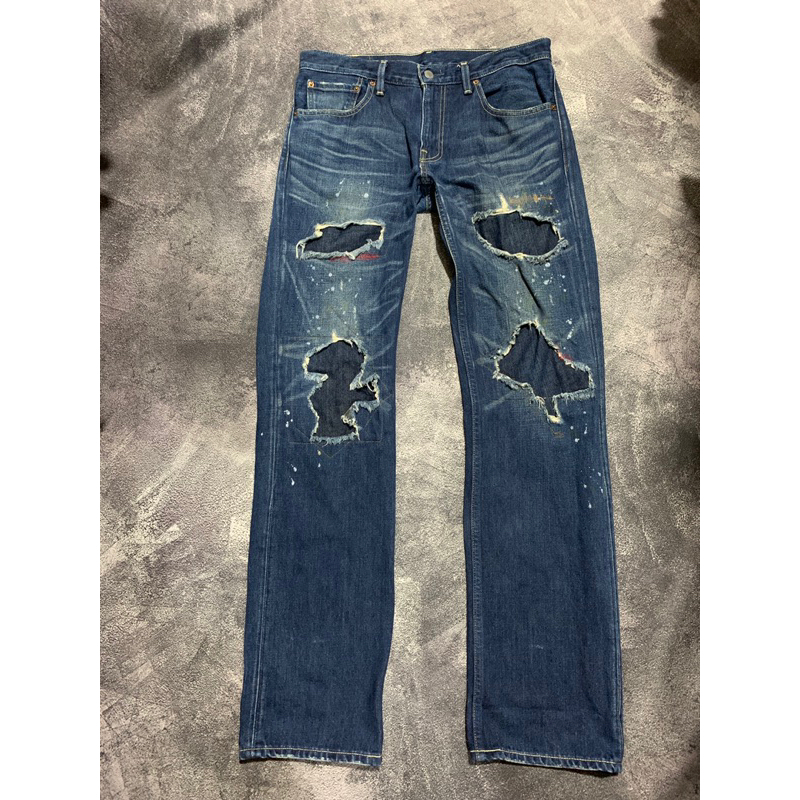 celana jeans/denim panjang pria Leviss 502 selvedge original
