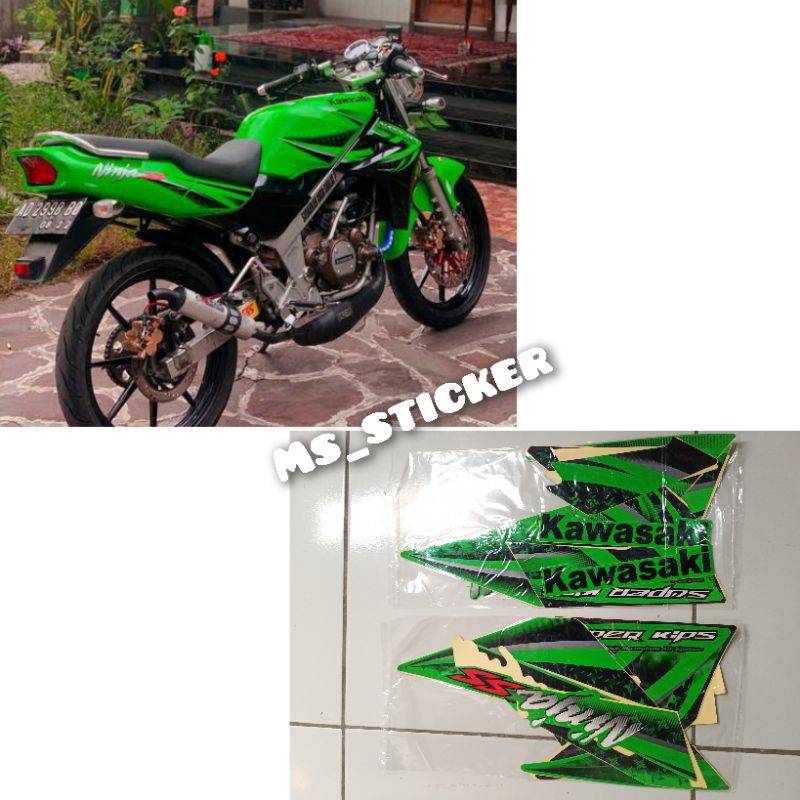 Sticker striping ninja ss 2012 hijau