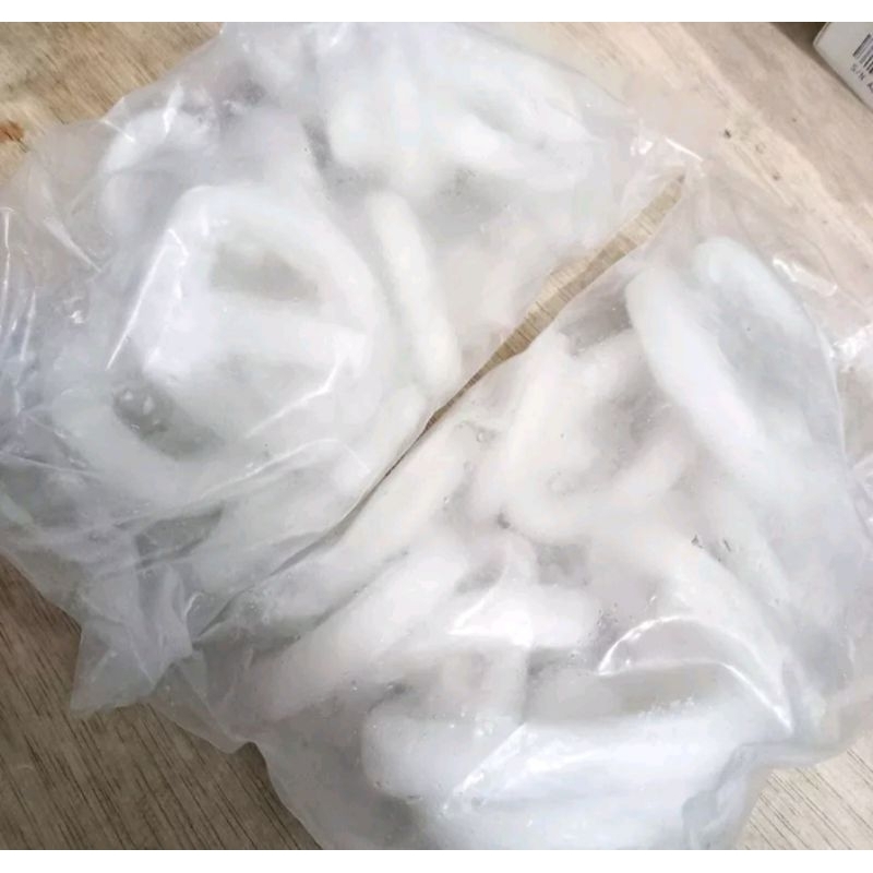 Cumi Ring Import Premium/Cumi kupas bersih/Cumi Tube 500gr Frozen