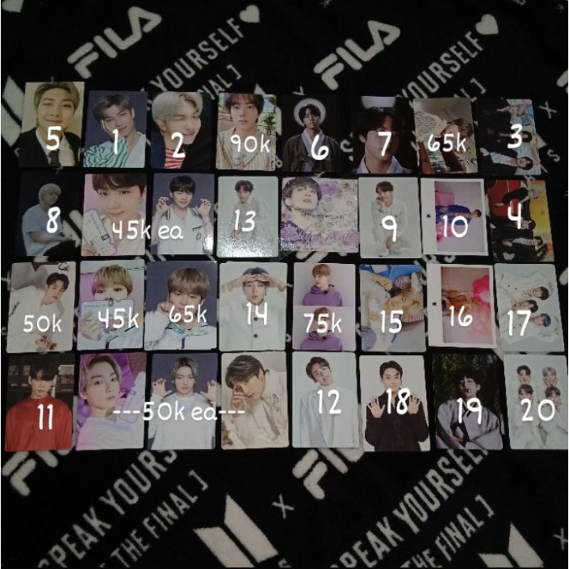 (Mohon Baca Deskripsi) Free Claim MPC BTS MOTS One Tour Sowoozoo Unyel Yet To Come Dada Rawat PTD BB