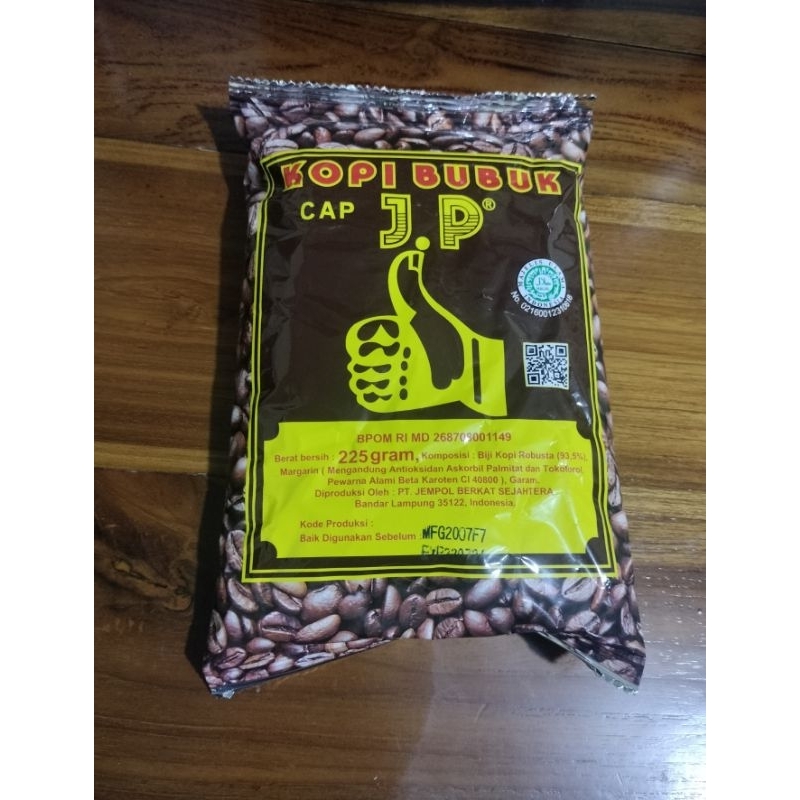 

Kopi Bubuk Cap Jempol Asli (JP) Kemasan 90 Gram