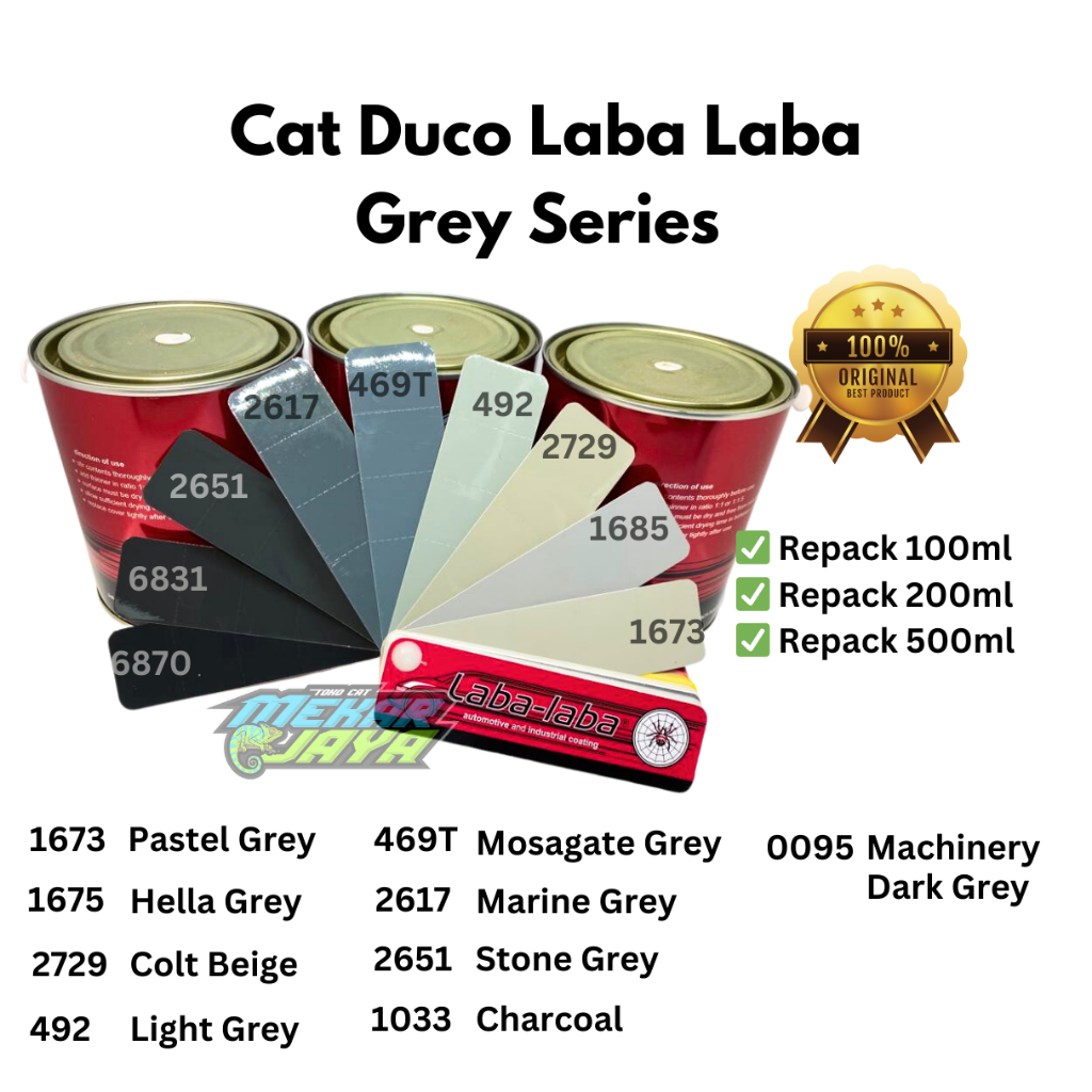 Cat Duco NC Laba Laba Grey Series
