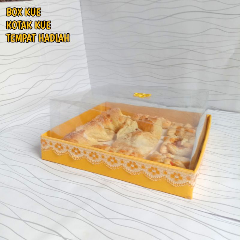 { GOLD } Box kotak hantaran seserahan pernikahan tertutup mika satuan / box kotak kue hantaran seser