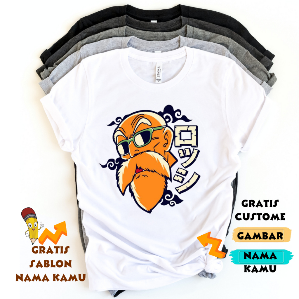 Baju Kaos Anak Dragonball / Baju Kaos Anak Custome Free Nama / Kaos Anak Tangan Pendek / Customeku