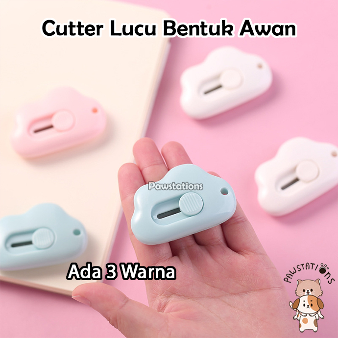 

Cutter Mini Bentuk Awan Cutter Imut Cutter Lucu Cutter Kecil Cloud Cutter Kecil Pembuka Surat