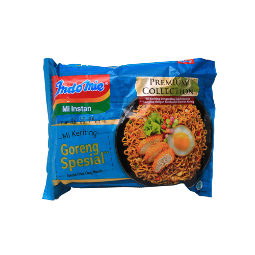

NOODLES/MIE INSTANT INDOMIE MI KERITING GORENG SPESIAL SATUAN