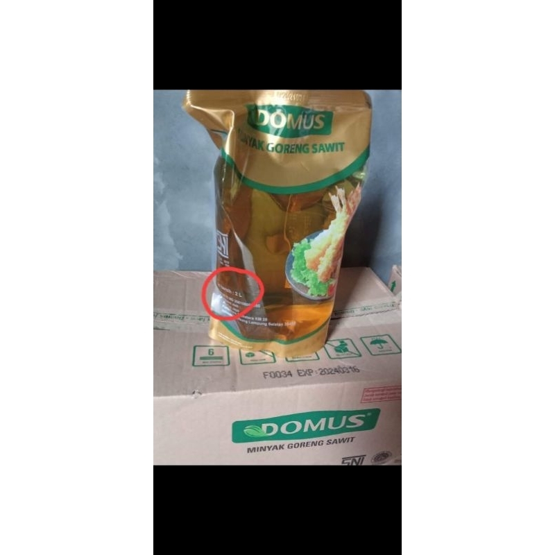

minyak domus 2 liter