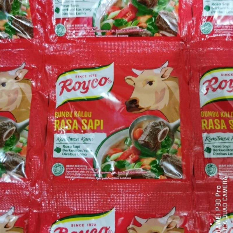 

4 renceng royco 500an sapi dan ayam