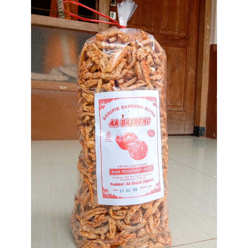 

Basreng Stick 500gr Basreng Daun jeruk