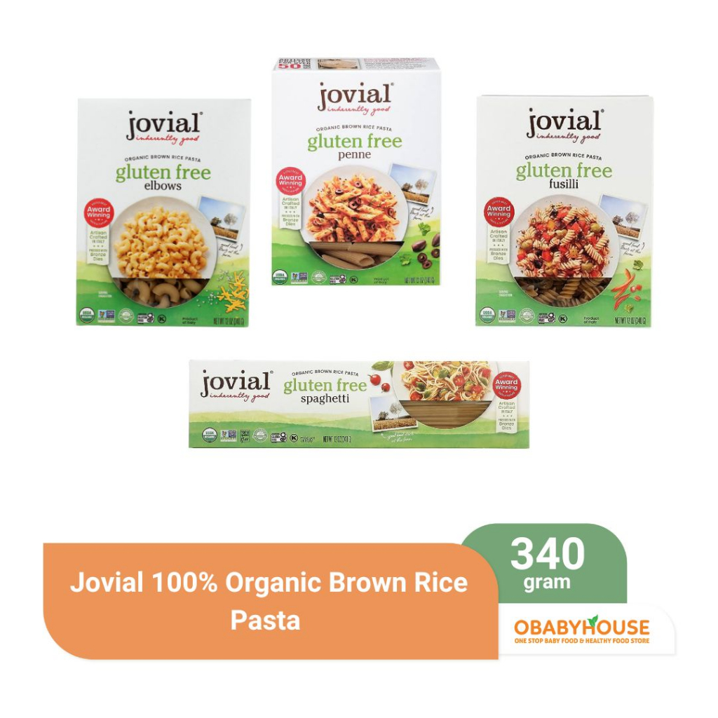 

Jovial 100% Organic Brown Rice Pasta 340 gr