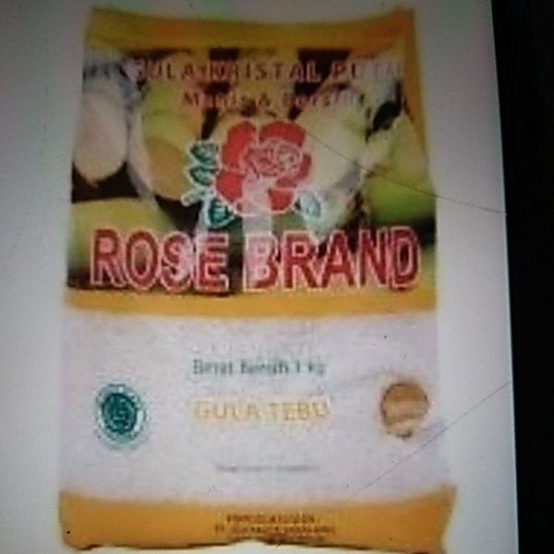 

rose brand gula pasir kuning 1kg