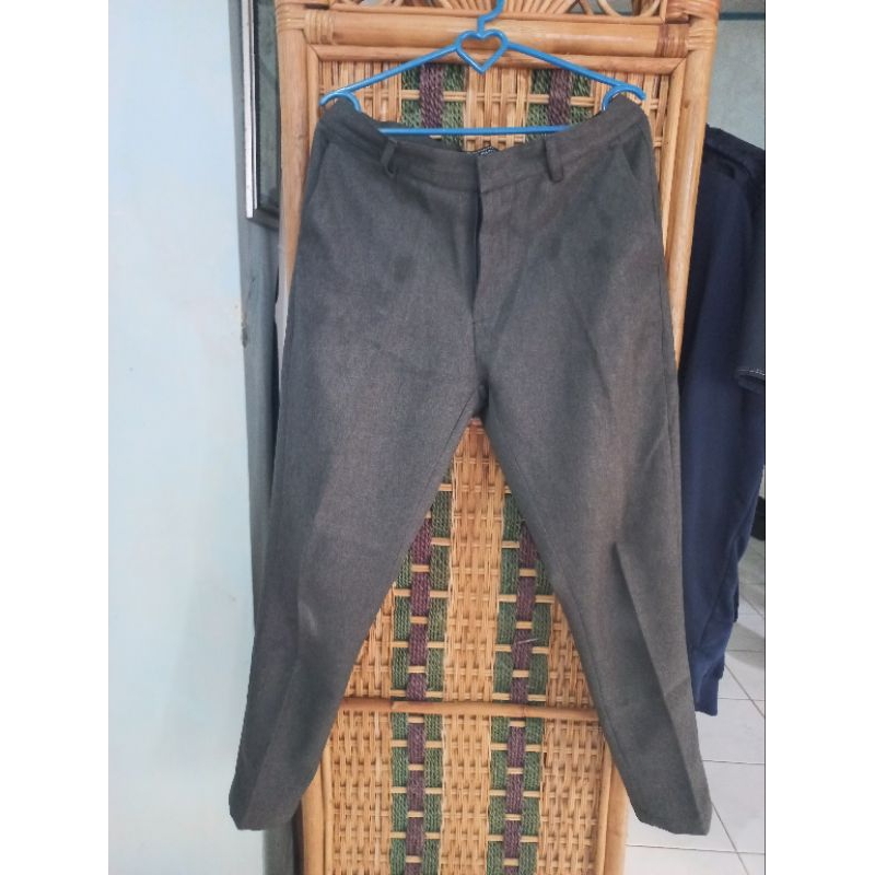 Celana Slim Fit Ankle Pants Preloved Kerja Pria Second Bekas Like new Murah Formal Cowok Laki-Laki