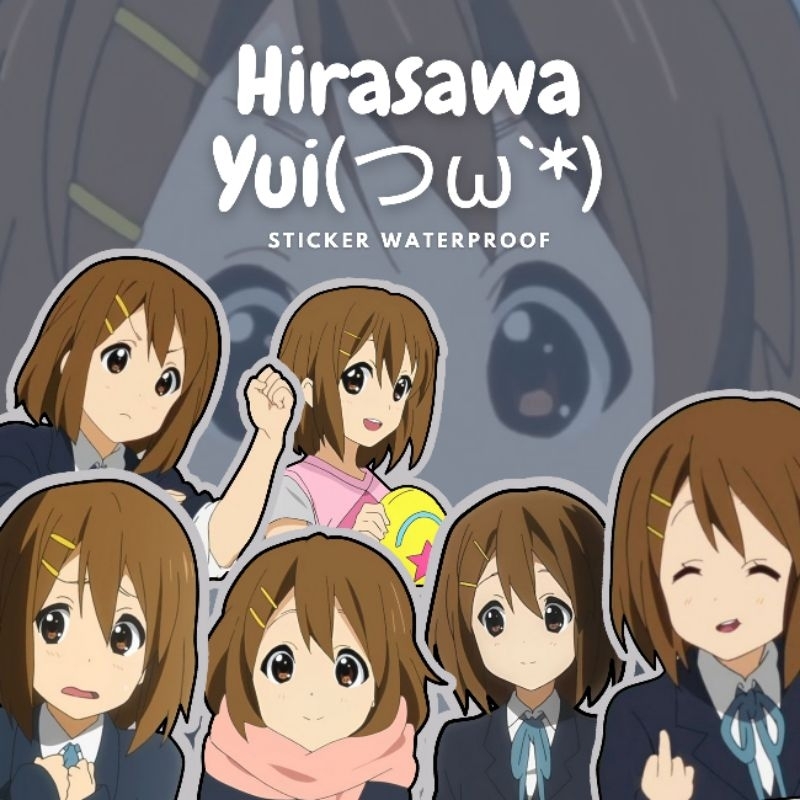 STICKER ANIME HIRASAWA YUI K-ON