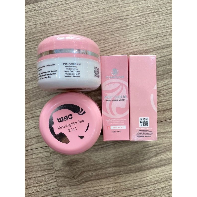 WSC Cream 2in1 dan Serum