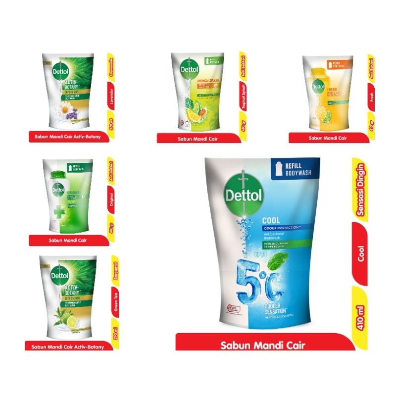 Dettol body wash refill 370ml