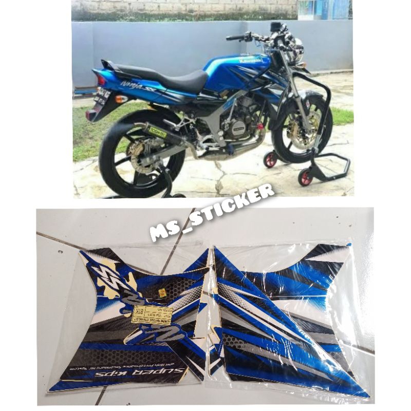 Sticker striping ninja ss 2013 biru
