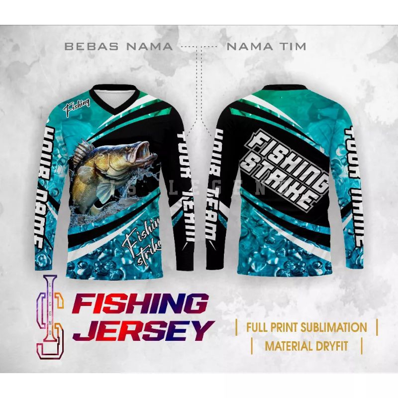 Jersey mancing Full printing