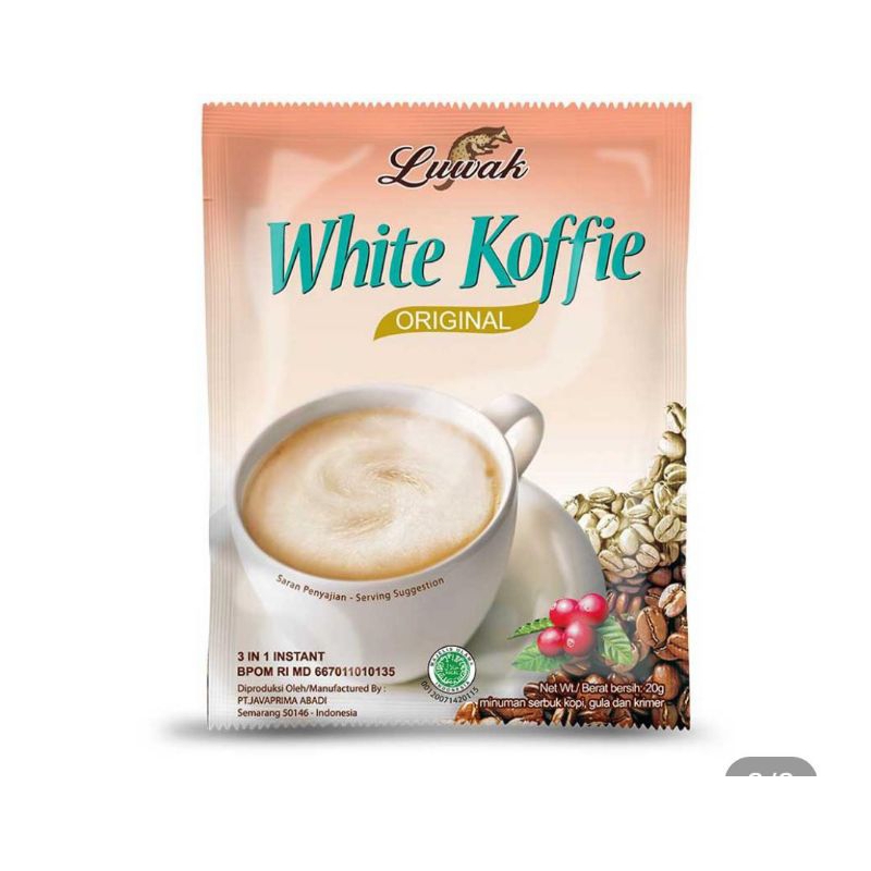 

luwak white coffe isi 10 pcs