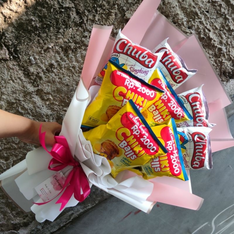 

bucket Snack chuba+chikiballs