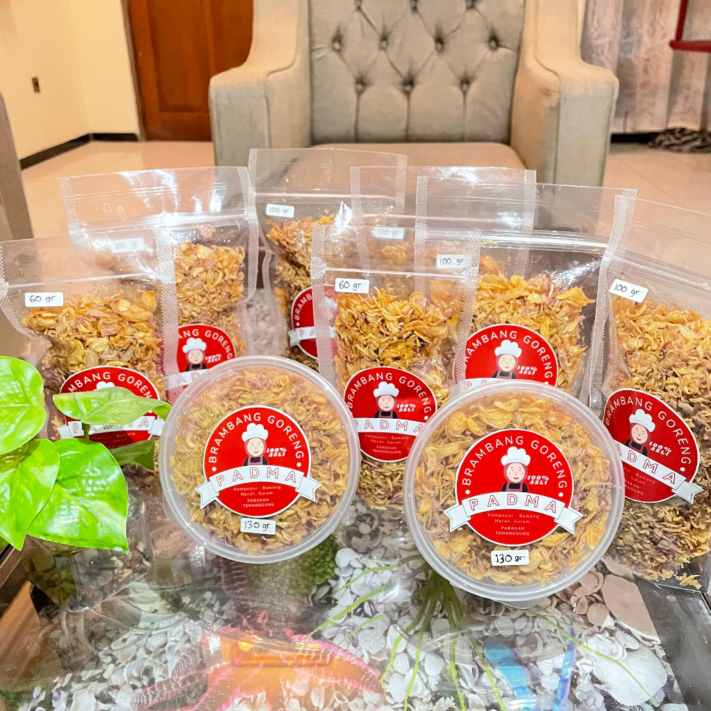 

BAWANG GORENG PREMIUM PADMA 100% MURNI BAWANG MERAH PILIHAN