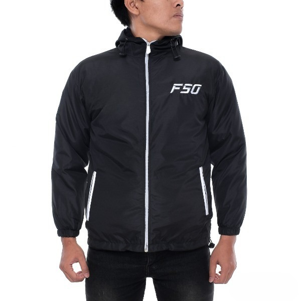 Jaket Jogging Pria Parasut Adidas F50 Stabilo Abu | Jaket Parasit Olahraga