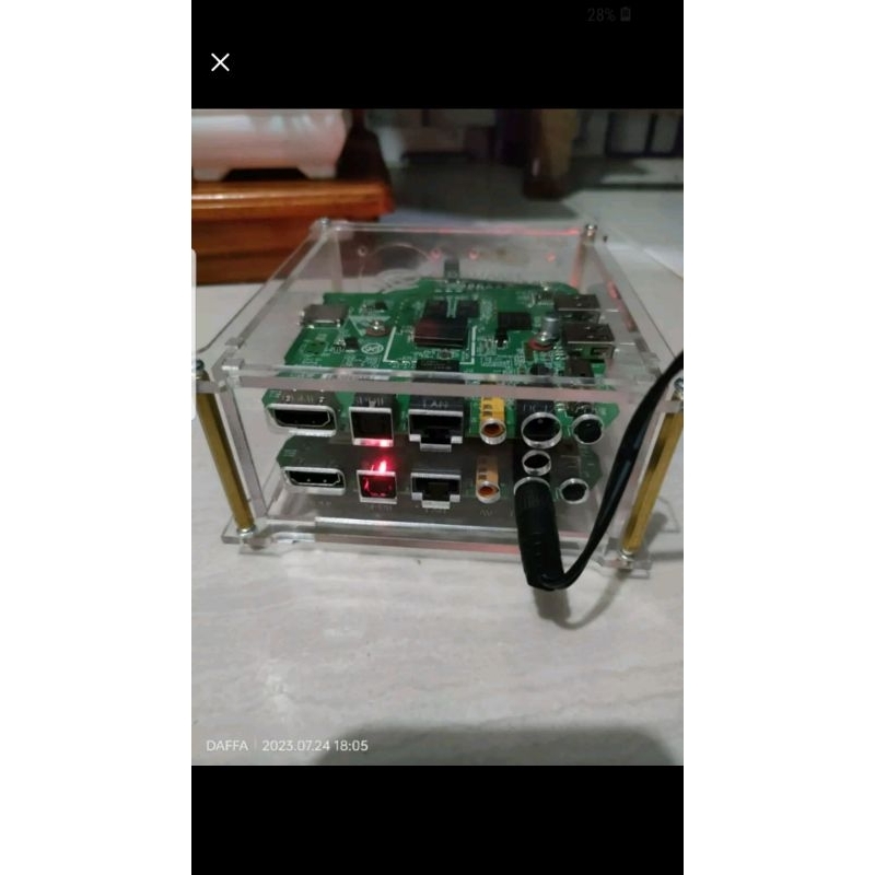 Case Akrilik Untuk STB HG680P 2 Susun