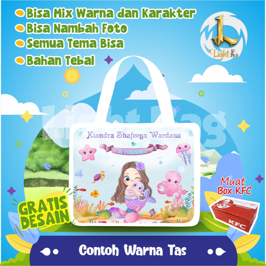 

GOODIE BAG CUSTOM PROMO /TAS ULTAH CUSTOM/TAS ULTAH UNIK/SOUVENIR CUSTOM/TAS ULANG TAHUN ANAK