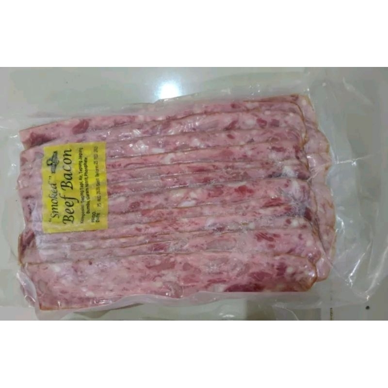 

Smoked Beef Bacon [Sapi] 500gr isi 20pcs Frozen