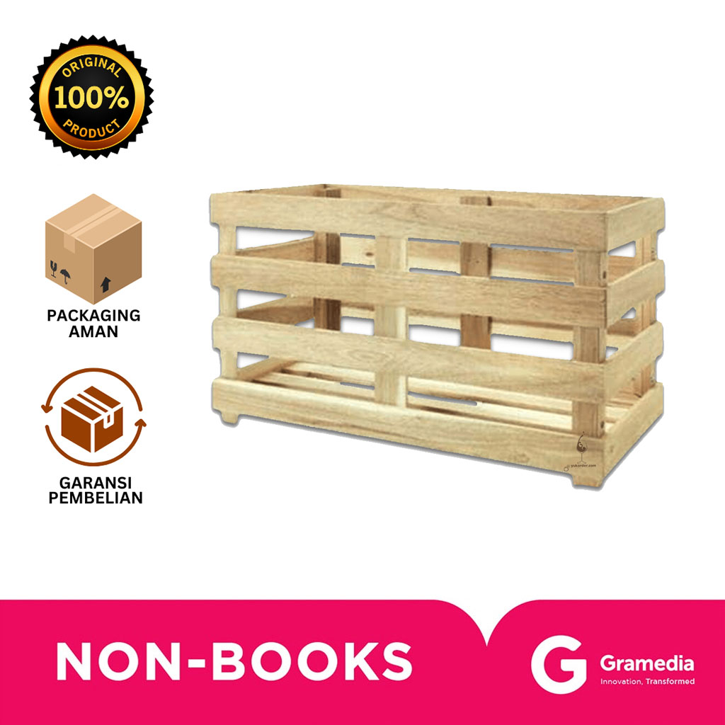 

Gramedia Bali - Tambahan Packing kayu