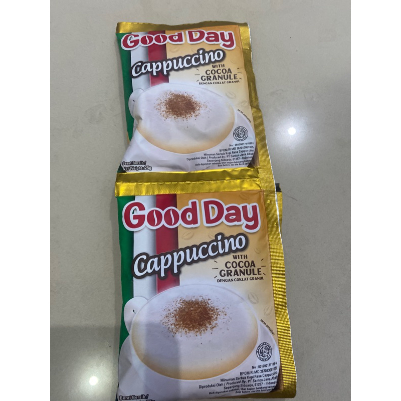 

good day cappuccino 1 rncng 10 pcs