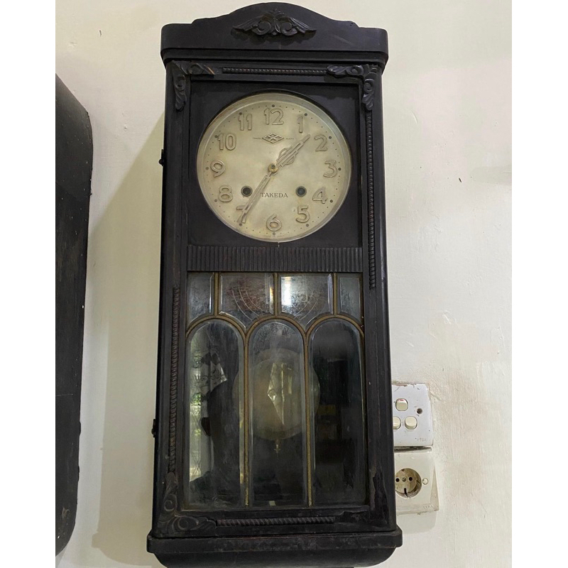 jam dinding vintage jadul takeda japan