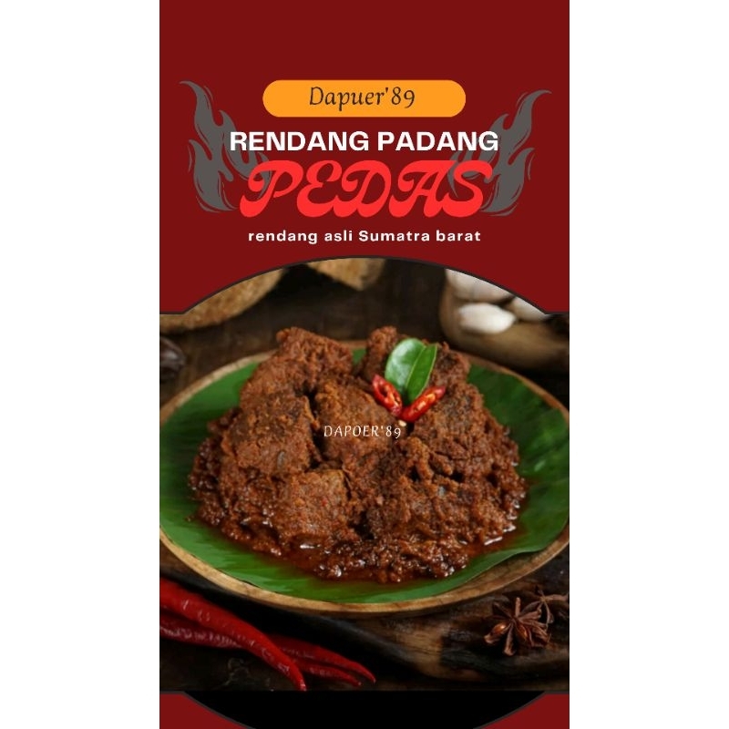 

RENDANG ASLI minang DAPOER'89