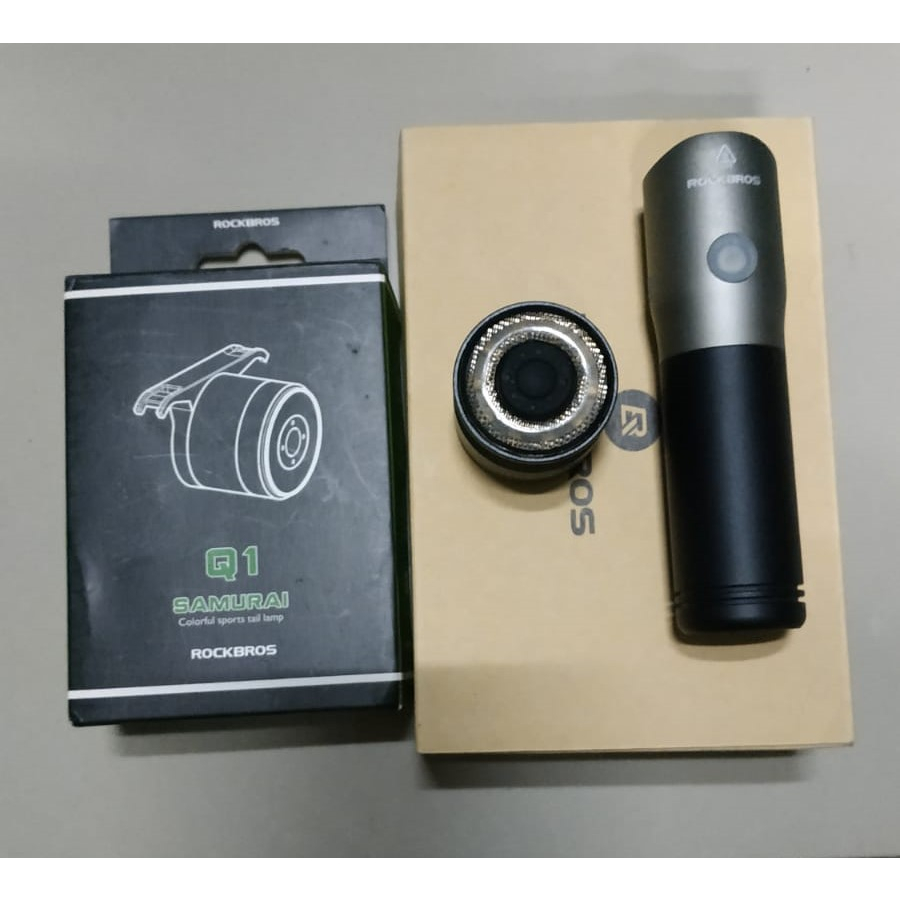 Lampu Sepeda Rockbros Depan Belakang
