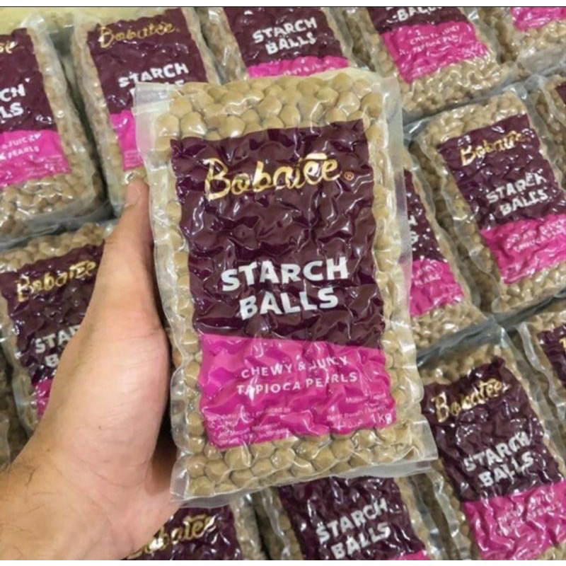 

Boba Bobatee Bubble Topping Boba Pearl Mentah Instan Tapioca 1 kg