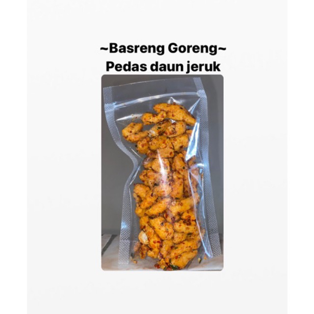 

Basreng pedas daun jeruk 70gr/Basreng goreng/Basreng daun jeruk/Basreng pedas/jongjon’snack