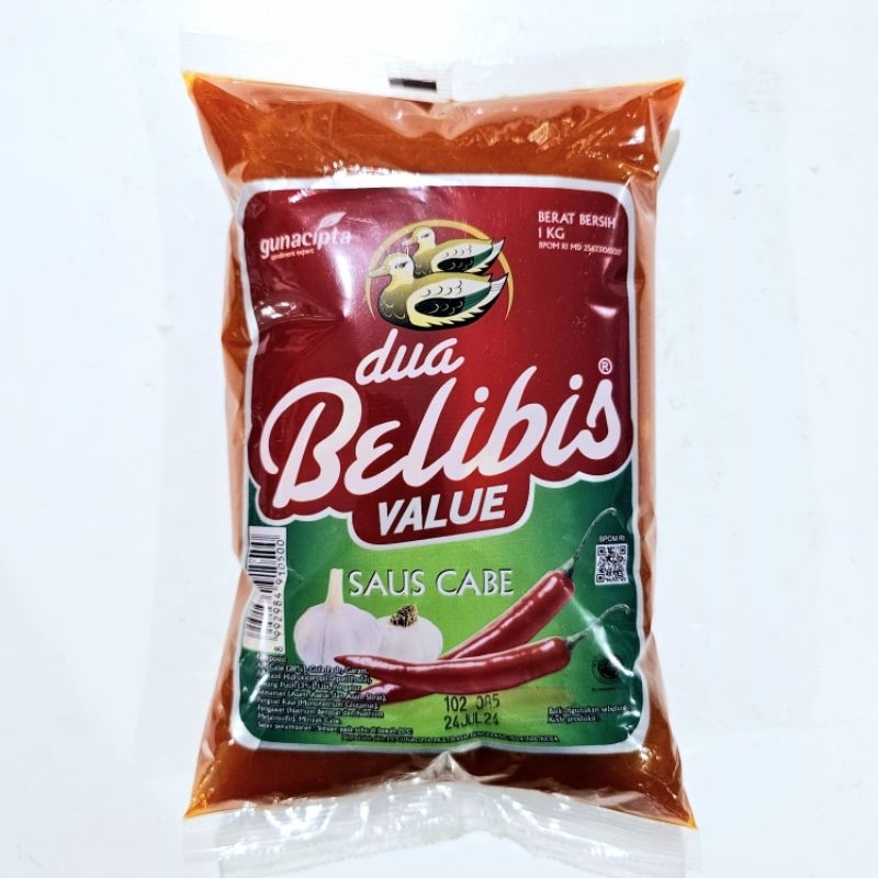 

DUA BELIBIS value saus cabe 1kg