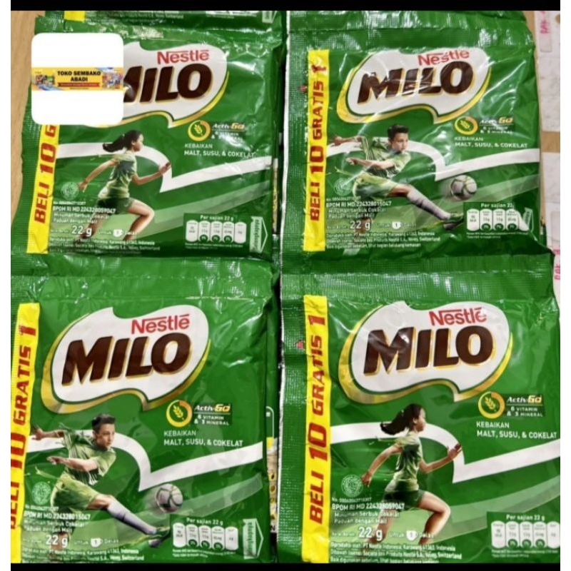 

MILO 3 IN 1 RENCENG 10 X 35 GR