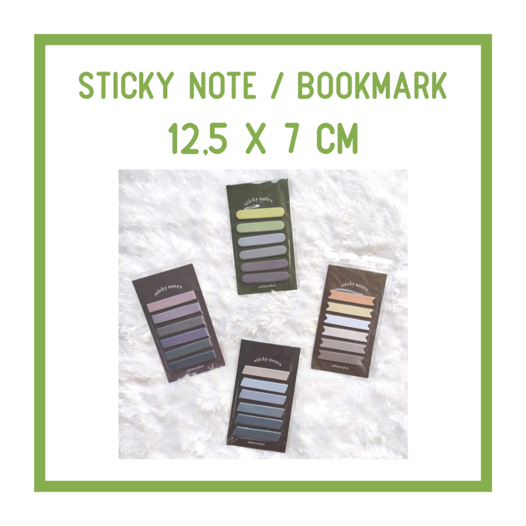 

Sticky Notes / Bookmark / Memo Warna Pastel