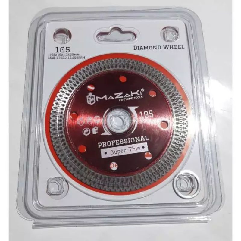 Diamond wheel potong keramik 4inch MAZAKI super tipis
