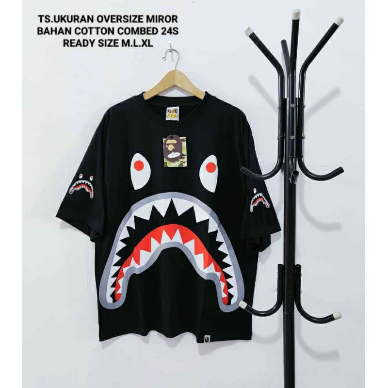 Tshirt kaos BAPE A BATHING APE oversize premium | baju kaos oversize branded