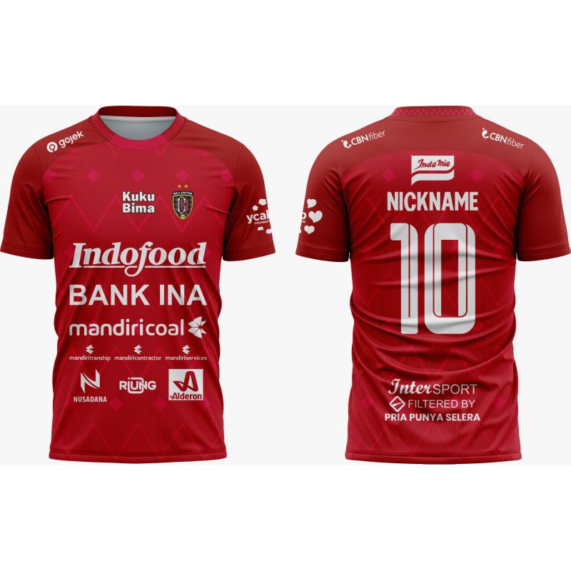 Baju Jersey Bali United Home Terbaru 2023 2024